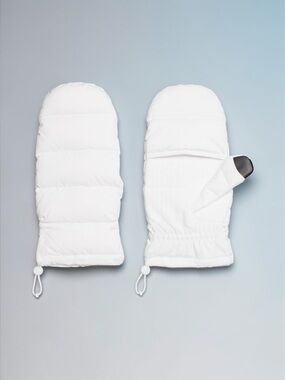 Lululemon Wunder Puff Mittens White Unisex Large XL NWT